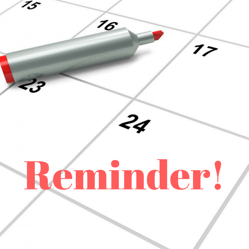 Reminder membership dues ach transfer