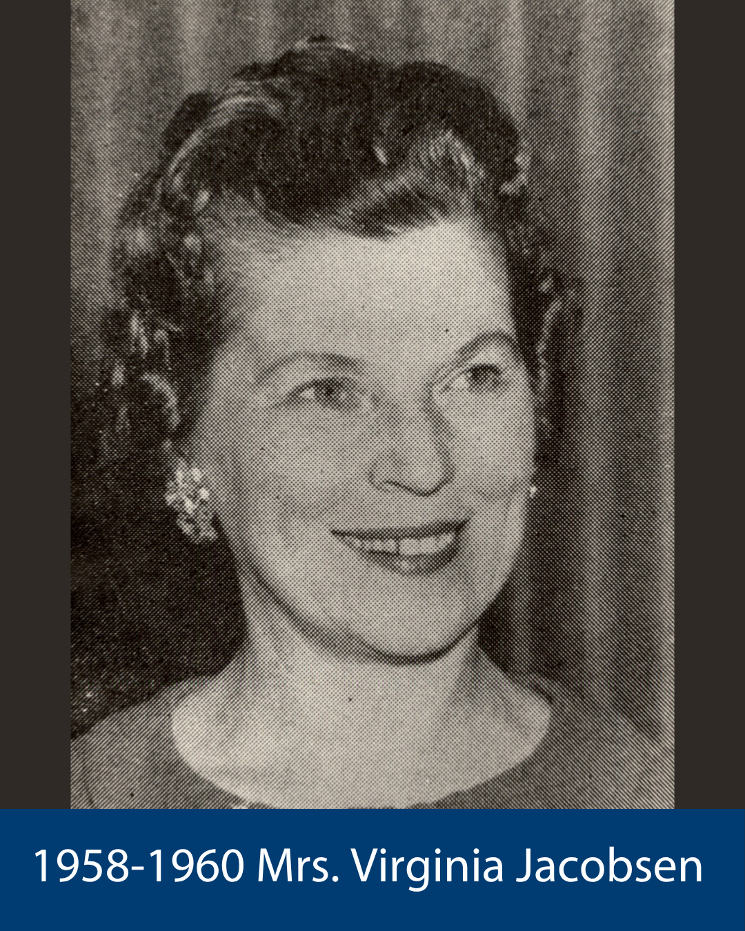 1958-1960 Mrs. Virginia Jacobsen
